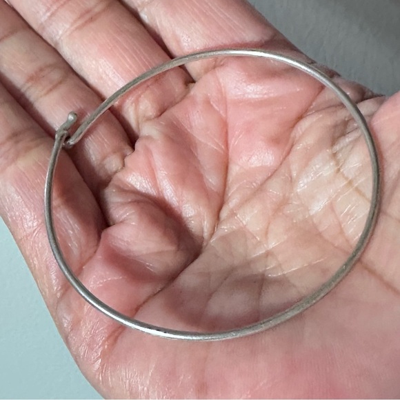 James Avery 925 Silver Hook and Eye Bracelet Charm Bangle 4311 - Picture 8 of 12